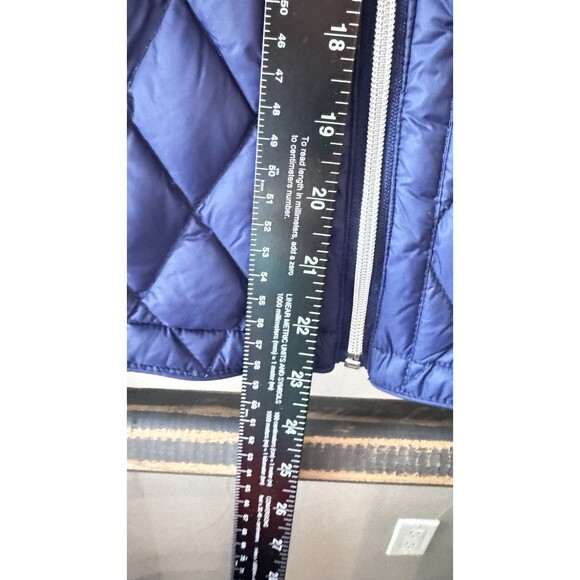 Michael Kors Womens Ultra Lightweight Down Filled Jacket Navy - Small - Picture 6 of 6